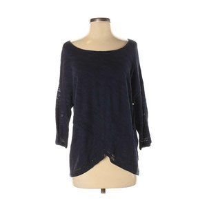 Moth Anthropologie Size S Small Sweater Navy Blue
